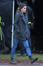 LERI RUSSELL on the Set of Antlers in Hope 11/12/2018