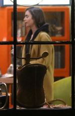 LILY COLLINS at Local Coffee Shop in Los Angeles 11/16/2018