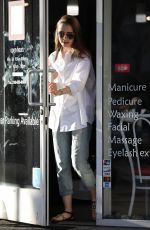 LILY COLLINS Leaves a Nail Salon in Los Angeles 11/26/2018