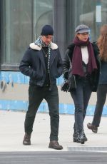 LILY JAMES and Matt Smith Out in New York 11/18/2018