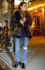 LILY JAMES Night Out in New York 11/14/2018