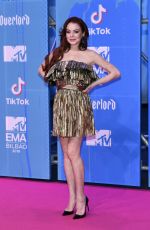 LINDSAY LOHAN at MTV European Music Awards 2018 in Bilbao 11/04/2018