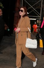LINDSAY LOHAN Out and About in New York 11/19/2018