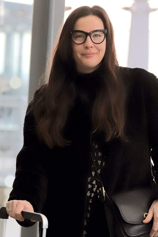 LIV TYLER at Heathrow Airport in London 11/21/2018