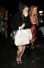 LOTTIE MOSS Arrives at Never Fully Dressed VIP Festive Dinner in London 11/29/2018