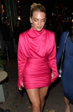 LOUISA JOHNSON Leaves Sexy Fish Restaurant in London 11/22/2018