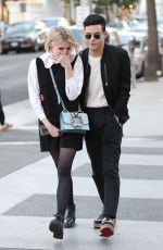 LUCY BOYNTON and Rami Malek Out in Beverly Hills 11/14/2018