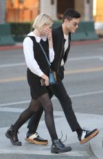 LUCY BOYNTON and Rami Malek Out in Beverly Hills 11/14/2018