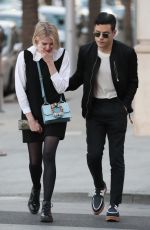 LUCY BOYNTON and Rami Malek Out in Beverly Hills 11/14/2018
