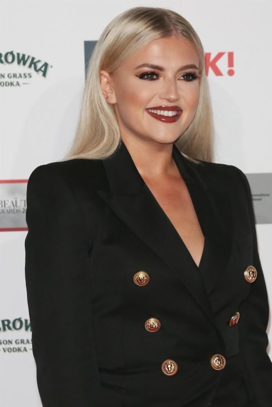 LUCY FALLON at Beauty Awards 2018 in London 11/26/2018