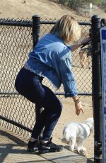 LUCY HALE at a Dog Park in Los Angeles 11/20/2018