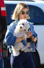 LUCY HALE at a Dog Park in Los Angeles 11/20/2018