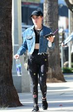 LUCY HALE Heading to a Gym in Los Angeles 11/18/2018