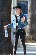 LUCY HALE Heading to a Gym in Los Angeles 11/18/2018
