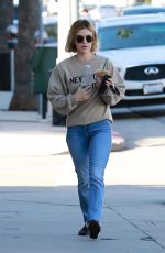 LUCY HALE Leaves Starbucks in Studio City 11/27/2018