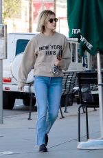 LUCY HALE Leaves Starbucks in Studio City 11/27/2018