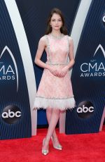 MACJENZIE FOY at 2018 CMA Awards in Nashville 11/14/2018