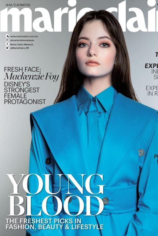 MACKENZIE FOY in Marie Claire Magazine, Malaysia November 2018
