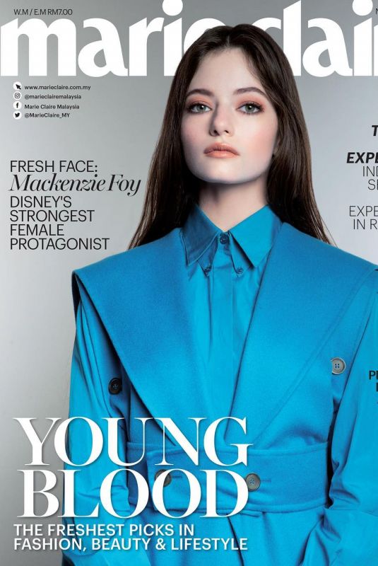 MACKENZIE FOY in Marie Claire Magazine, Malaysia November 2018