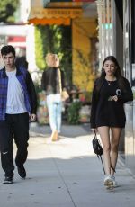 MADISON BEER and Zack Bia Out for Lunch in Beverly Hills 11/28/2018