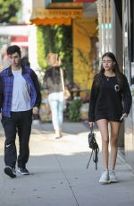MADISON BEER and Zack Bia Out for Lunch in Beverly Hills 11/28/2018
