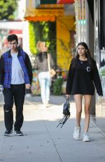 MADISON BEER and Zack Bia Out for Lunch in Beverly Hills 11/28/2018