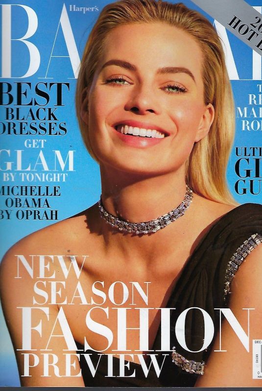 MARGOT ROBBIE on the Cover of Harper