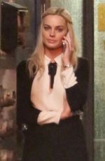MARGOT ROBBIE on the Set of Untitled Roger Ailes Project in Los Angeles 11/23/2018