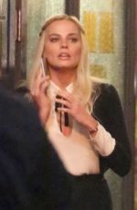 MARGOT ROBBIE on the Set of Untitled Roger Ailes Project in Los Angeles 11/23/2018
