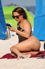 MARIA JADE in Bikini at a Beach in Miami 11/20/2018