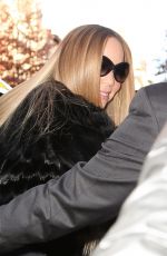 MARIAH CAREY Leaves Electric Lady Studios in New York 11/20/2018