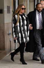 MARIAH CAREY Out and About in New York 11/15/2018