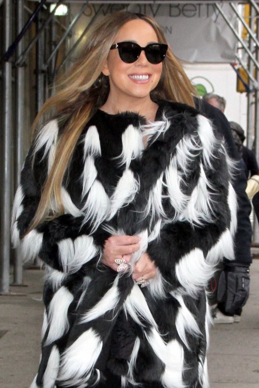 MARIAH CAREY Out and About in New York 11/15/2018