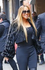 MARIAH CAREY Out in New York 11/20/2018