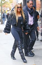 MARIAH CAREY Out in New York 11/20/2018