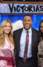 MARTHA HUNT and JASMINE TOOKES at Good Morning America in New york 11/01/2018