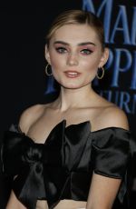 MEG DONNELLY at Mary Poppins Returns Premiere in Hollywood 11/29/2018