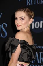 MEG DONNELLY at Mary Poppins Returns Premiere in Hollywood 11/29/2018