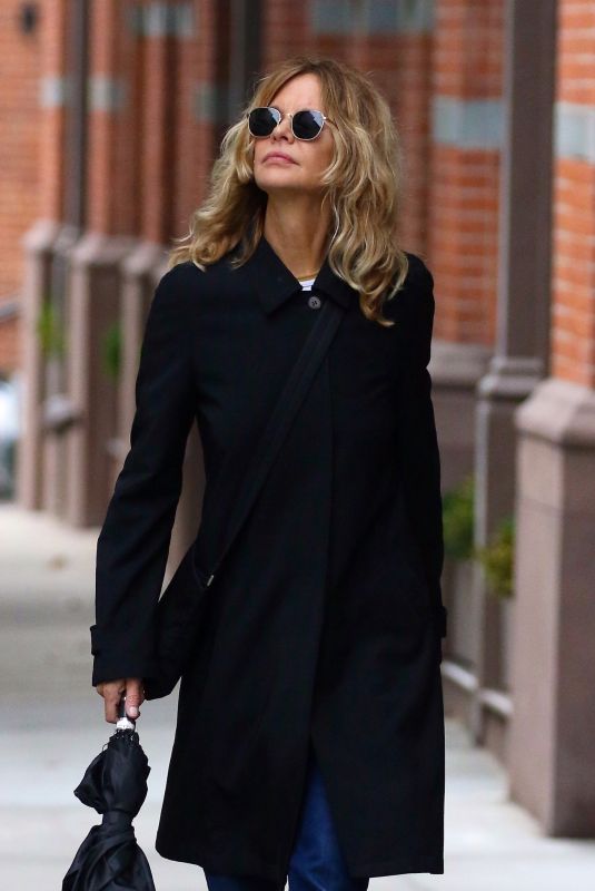 MEG RYAN Out and About in New York 11/02/2018