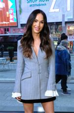 MEGAN FOX on the Set of Extra in New York 11/28/2018