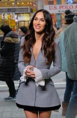 MEGAN FOX on the Set of Extra in New York 11/28/2018