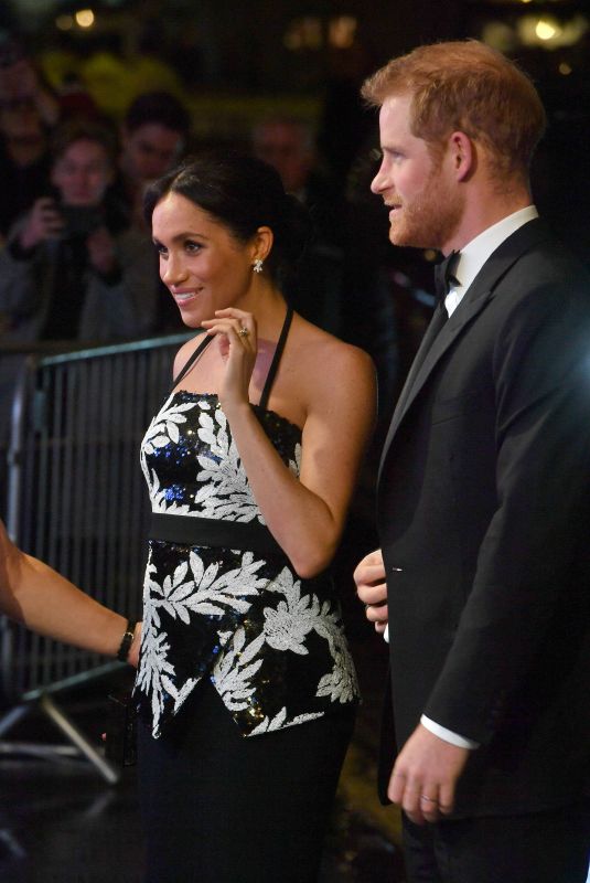 MEGHAN MARKLE and Prince Harry at Royal Variety Performance in London 11/19/2018