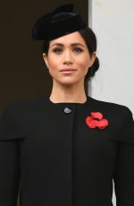 MEGHAN MARKLE at Annual Remembrance Sunday Memorial in London 11/11/2018