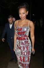 MELANIE BROWN at Brutally Honest Book Launch in London 11/27/2018