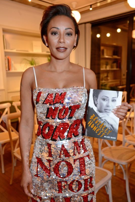 MELANIE BROWN at Brutally Honest Book Launch in London 11/27/2018