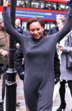 MELANIE BROWN Leaves BBC Radio in London 11/28/2018