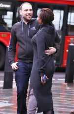 MELANIE BROWN Leaves BBC Radio in London 11/28/2018