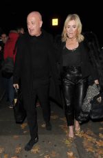 MICHELLE COLLINS Arrives at Phil Turner’s 50th Birthday Party in London 11/14/2018