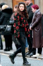MICHELLE KEEGAN on the Set of Brassic in Lancashire 11/26/2018