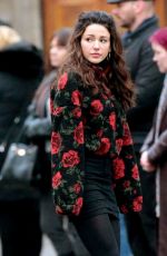 MICHELLE KEEGAN on the Set of Brassic in Lancashire 11/26/2018